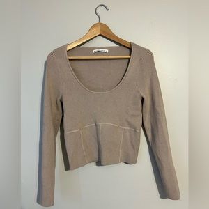 Abercrombie & Fitch Long Sleeve Sweater top Size: L